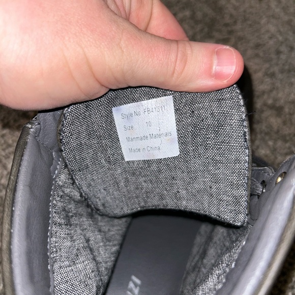 Faranzi Men's Fashion Grey Ankle Boots FB41311 - Picture 5 of 5